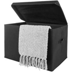 Sammy & Lou Printed Felt Toy Chest - Black -Nursery Furniture Store GUEST 02155b33 6dc0 4447 ab58 e1de0eb673f3