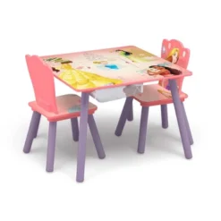 Delta Children Disney Princess Kids' Table And Chair Set With Storage (2 Chairs Included) - Greenguard Gold Certified - 3ct -Nursery Furniture Store GUEST 0641478c 7118 4188 9a28 d77085ffaaf5