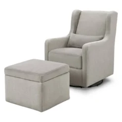 Carter's By DaVinci Adrian Swivel Glider With Storage Ottoman -Nursery Furniture Store GUEST 09f8ea80 3499 43eb 96c9 69f4f8eb8e01