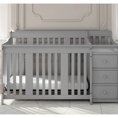 Storkcraft Portofino 5-in-1 Convertible Crib And Changer 3 Storkcraft Portofino 5-in-1 Convertible Crib And Changer