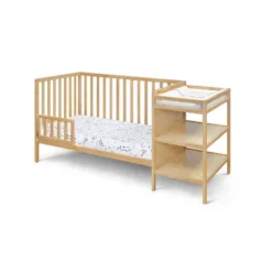 Suite Bebe Palmer 3-in-1 Convertible Island Crib And Changer Combo - Natural -Nursery Furniture Store GUEST 112550f4 e070 423f bb3b 58b6097f25ae