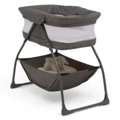 Delta Children TravelMate Compact Fold Bassinet - Gray Tweed -Nursery Furniture Store GUEST 14de89e2 7ec9 4408 9f15 867243e7778a