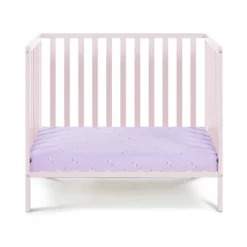 Suite Bebe Palmer 3-in-1 Convertible Mini Crib With Mattress Pad - Pastel Pink -Nursery Furniture Store GUEST 17428cff 7239 4fa9 9b3a 405a95c746ec