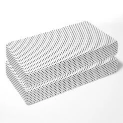 Bacati - Dots Stripes Black/White 10 Pc Crib Bedding Set With 2 Crib Fitted Sheets -Nursery Furniture Store GUEST 181de2b2 2a5f 4f7b 92fa 684303542a03