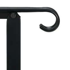 JOMEED UP040 1, 2, Or 3 Step Wrought Iron Transitional Entrance Handrail With Hardware For Outdoor Spaces, Walkways, Patios, And More, Black -Nursery Furniture Store GUEST 190efbd2 9369 4208 b983 2ad486d9f1ec