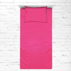 Bacati - Fuschia Pin Dots 3 Pc Cotton Toddler Bed Sheet Set -Nursery Furniture Store GUEST 19c0ebcb 7ab0 4d91 a4e1 5d8d6c681705