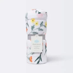 Jersey Knit Reversible Blanket - Cloud Island™ Garden Floral -Nursery Furniture Store GUEST 1ab9dd2a 1712 43f6 ad5e 041002a4e3ba