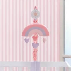 Bedtime Originals Rainbow Hearts Musical Baby Crib Mobile - Pink, Purple, Love -Nursery Furniture Store GUEST 1d691e08 d244 475c 9b6a 2d53156631d7