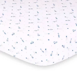 The Peanutshell Fitted Crib Sheets - Blue Rockets And Shooting Stars - 2pk -Nursery Furniture Store GUEST 1d702c01 f270 45b5 b96e 0be8030df86a