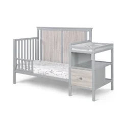Suite Bebe Connelly 4-in-1 Convertible Crib And Changer Combo - Gray/Rockport Gray -Nursery Furniture Store GUEST 1dfaf76b 66dc 4ca8 904c a0f0be6150d8