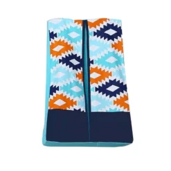 Bacati - Aztec Print Liam Aqua Orange Navy 10 Pc Crib Bedding Set With Long Rail Guard Cover -Nursery Furniture Store GUEST 1e81dac7 1fc5 4a00 aa13 66b01160eb79