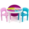 3pc Kids' 2 In 1 Round Activity Table With Chairs - Humble Crew -Nursery Furniture Store GUEST 1eadf851 6eed 4268 95f9 92c2f4826fbb
