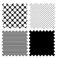 Bacati - Dots Pin Stripes Black White 3 Pc Toddler Bed Sheet Set -Nursery Furniture Store GUEST 1ef35a0b d215 45c5 aa57 317519bbcd43 1