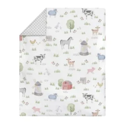 5pc Sweet Jojo Designs On The Farm Toddler Bedding Set