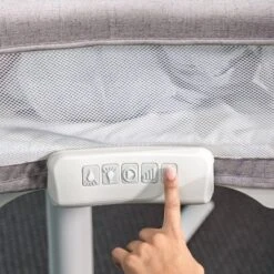 HALO Innovations BassiNest Swivel Sleeper Luxe - Dove Gray Tweed -Nursery Furniture Store GUEST 25ec427b 7024 4653 a3e5 dd8b07a7acf8