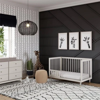 Room & Joy Jonas 3 In 1 Crib - Gray With Metal Legs 5 Room & Joy Jonas 3 In 1 Crib - Gray With Metal Legs - Image 3
