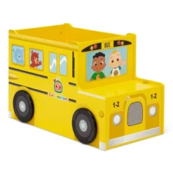 Delta Children Cocomelon School Bus Toy Box - Greenguard Gold Certified -Nursery Furniture Store GUEST 3291173a 7e67 48a8 a161 3a020f6da6fa