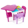 5pc 2 In 1 Square Plastic Activity Table And Chair Set Pink/Purple - Humble Crew -Nursery Furniture Store GUEST 3917f220 220e 47a7 897f 1ed1f21dd112