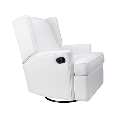SECOND STORY HOME Hemingway Swivel Recliner Chair - White 4 SECOND STORY HOME Hemingway Swivel Recliner Chair - White - Image 2