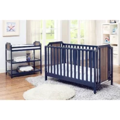 Suite Bebe Brees 3-in-1 Convertible Island Crib - Midnight Blue/Brownstone -Nursery Furniture Store GUEST 3b7ec255 4009 4a01 848c 38d5eebbd3ef