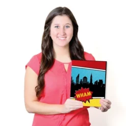 Big Dot Of Happiness Bam Superhero - Nursery Wall Art And Comic Kids Room Decorations - Gift Ideas - 7.5 X 10 Inches - Set Of 3 Prints -Nursery Furniture Store GUEST 3bb089ef 15b4 4035 bcf7 5cb5473bd8ea