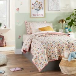 Floral Cotton Reversible Kids' Sham - Pillowfort™ -Nursery Furniture Store GUEST 3d327d9a 0e2b 4ea4 bfef 9910f1d6a03b