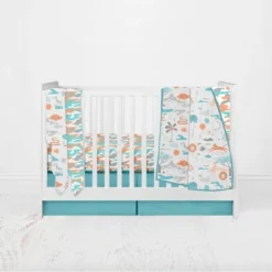 Jungle Safari Boys Aqua/Orange 2 Pack Muslin Swaddling Blanket -Nursery Furniture Store GUEST 3ebf9940 5e19 4fac b562 6e3c057b645e