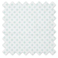 Bacati - Petals Aqua Muslin 3 Pc Toddler Bed Sheet Set 100 Percent Cotton -Nursery Furniture Store GUEST 3f13828d 99f1 4f76 a338 5722730fdcb3