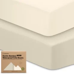 KeaBabies Waterproof Crib Sheets For Boys, Girls, 2pk Baby Fitted Crib Sheet, Waterproof Crib Mattress Protector Sheets -Nursery Furniture Store GUEST 4179c03e 060b 44de 9f24 d46a2b564055