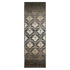 Vintage Medallion Scroll Non-Slip Washable Indoor Runner Or Area Rug By Blue Nile Mills -Nursery Furniture Store GUEST 47d689d0 7910 4092 856f 5c6ab653fd81