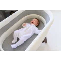 TruBliss Evi Smart Bassinet - White -Nursery Furniture Store GUEST 4803416d bb0b 4d16 bf0c dc1c0a1c3778