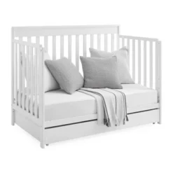 Delta Children Mercer Deluxe 6-in-1 Convertible Crib With Underdrawer Storage - Bianca White -Nursery Furniture Store GUEST 4b7c8aa5 9839 4212 a424 7585ed588aab