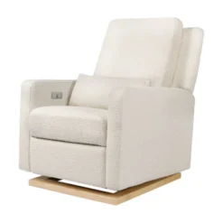 Babyletto Sigi Glider Recliner With Electronic Control And USB With Light Wood Base - Greenguard Gold Certified -Nursery Furniture Store GUEST 4bdc5e3a 5d98 4ebf 8802 35a995f82428