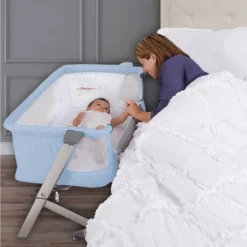 Dream On Me Skylar Bassinet And Bedside Sleeper - Blue 10 Dream On Me Skylar Bassinet And Bedside Sleeper - Blue -Nursery Furniture Store GUEST 4c517770 4e5a 495a 8409 50915415a06e