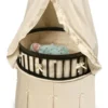 Badger Basket Elite Oval Baby Bassinet With Canopy - Espresso/Ecru -Nursery Furniture Store GUEST 4e0d49d1 0c72 40ee aff1 a99a9860f479