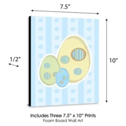 Big Dot Of Happiness Baby Boy Dinosaur - Dino Nursery Wall Art And Kids Room Decorations - Gift Ideas - 7.5 X 10 Inches - Set Of 3 Prints -Nursery Furniture Store GUEST 4e4b1b42 fc89 419c ae59 010378694690