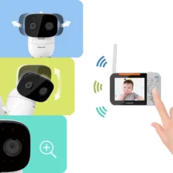 Panasonic Extra Long Range Video Baby Monitor 3.5" - KX-HN4001W -Nursery Furniture Store GUEST 4ea5cb54 c0ae 4ac8 999d a5dba4f3768e