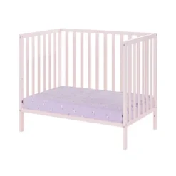 Suite Bebe Palmer 3-in-1 Convertible Mini Crib With Mattress Pad - Pastel Pink -Nursery Furniture Store GUEST 503bdd1f 6893 45c4 8fbc aace697e846f