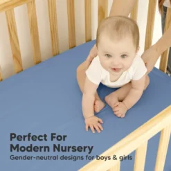 KeaBabies Waterproof Crib Sheets For Boys, Girls, 2pk Baby Fitted Crib Sheet, Waterproof Crib Mattress Protector Sheets -Nursery Furniture Store GUEST 552f1412 fc6a 4c51 9567 0c8f04ba487f