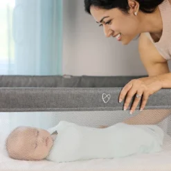 SwaddleMe Beginnings Bassinet Select - Compact Fold Multi-Position Baby Bassinet With Air Flow Mattress - Gray Tweed -Nursery Furniture Store GUEST 58aa3726 16a2 44de be7b 2c7a72964d92