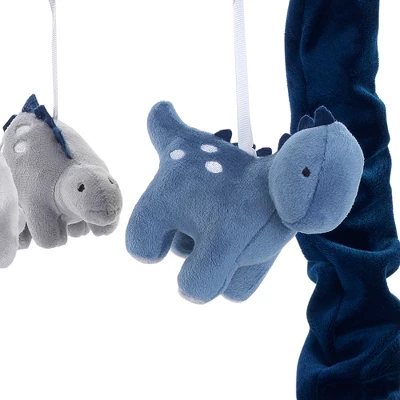 Lambs & Ivy Baby Dino Blue/Gray Dinosaur Musical Baby Crib Mobile Soother Toy 3 Lambs & Ivy Baby Dino Blue/Gray Dinosaur Musical Baby Crib Mobile Soother Toy