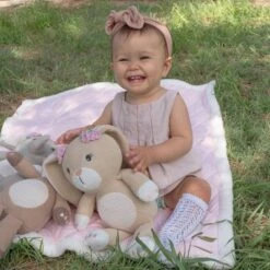 Living Textiles Baby Stuffed Animal - Belle Bunny