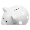 Pearhead Ceramic Piggy Bank - Gray With White Polka Dots -Nursery Furniture Store GUEST 6890d2a9 daf6 4b06 affa db8987fe79c6