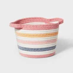 Striped Coiled Rope Kids' Storage Bin - Pillowfort™ 15 Striped Coiled Rope Kids' Storage Bin - Pillowfort™ -Nursery Furniture Store GUEST 69aa9ee9 051f 4555 86cb 500da444d1d4