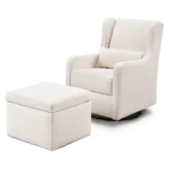 Carter's By DaVinci Adrian Swivel Glider With Storage Ottoman -Nursery Furniture Store GUEST 69bf1c90 8ae6 4a48 8b4d 98f3f5210232