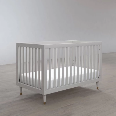 Room & Joy Jonas 3 In 1 Crib - Gray With Metal Legs 3 Room & Joy Jonas 3 In 1 Crib - Gray With Metal Legs