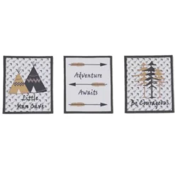 Bacati - Woodlands Forest Animals Beige/Grey 10 Pc Crib Bedding Set With 2 Crib Fitted Sheets -Nursery Furniture Store GUEST 738b2e31 3d95 4c49 8a84 7d15184a4f9e