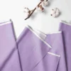Bacati - 3 Layer Ruffled Crib/Toddler Bed Skirt - White/Lilac/Gray -Nursery Furniture Store GUEST 78edf367 c975 4a9d 9768 3efe01eacbc2