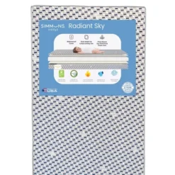 Simmons Kids' Dual Sided Baby Crib Mattress And Toddler Mattress - Radiant Sky 11 Simmons Kids' Dual Sided Baby Crib Mattress And Toddler Mattress - Radiant Sky -Nursery Furniture Store GUEST 7d7448d8 b151 4e44 953b 7519015397e0
