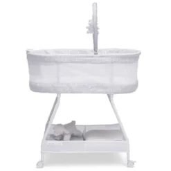Delta Children Curve Bassinet - White And Gray -Nursery Furniture Store GUEST 7e769cb0 3c30 4933 9c4e f931c578d709
